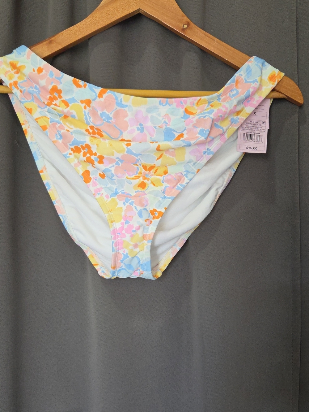 Women's Floral Bikini Bottoms - Pastel Multi